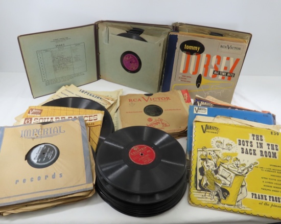 78 RPM Records and Sets and sheet music