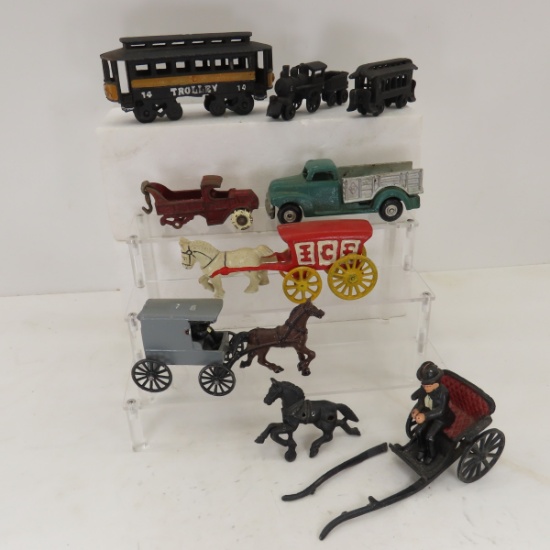 Cast Iron & Metal toys- some are reproductions