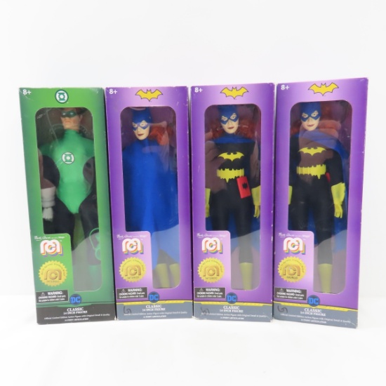 3 Mego Bat Woman & 1 Green Lantern figure
