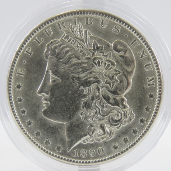 1890 Morgan Silver Dollar BU
