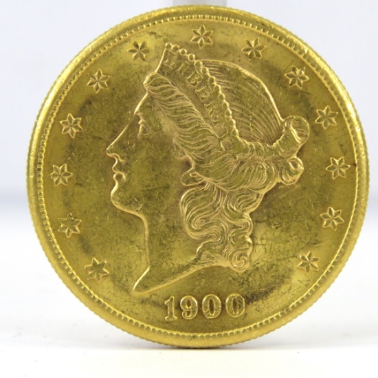 1900 S $20 Gold Liberty Head Double Eagle