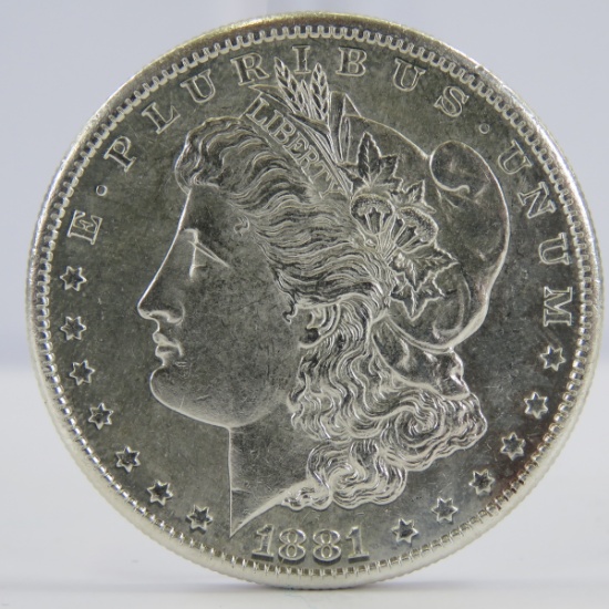 1881 S Morgan Silver Dollar BU