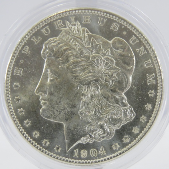 1904 O Morgan Silver Dollar BU