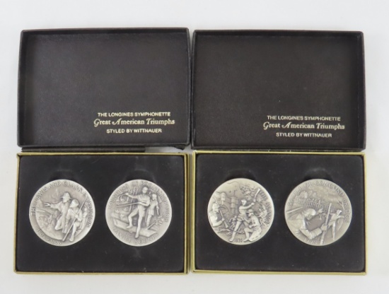 4 Sterling medals The Longines Symphonette