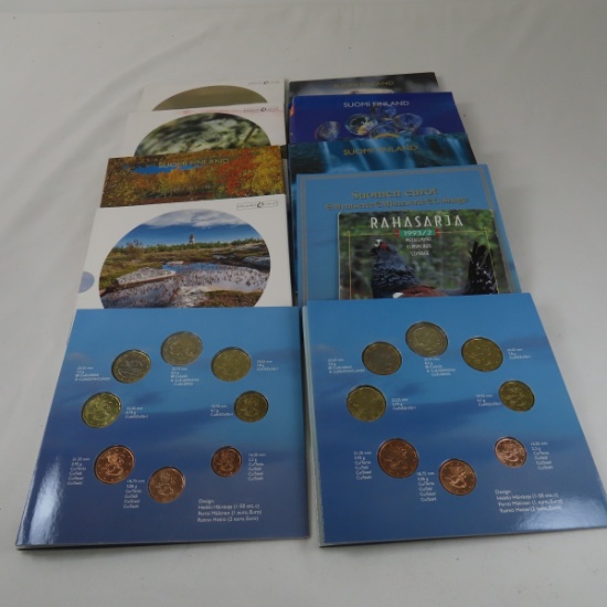 11 Finland Mint Sets 1993/2 - 2018