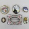 Cameo,  Hand Painted Silhouette & Other Brooches