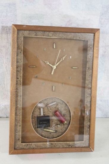 Hunting Themed Wall Clock Working