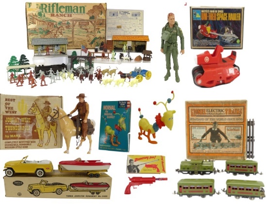 6-20 Vintage Toys, Trains and Comic Books