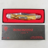 1989 Winchester Stag Handle Lockback Knife in Box
