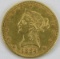 1894 $10 Gold Liberty Head Half Eagle