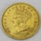 1861 $1 Gold Princess Head