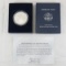 2008 W American Silver Eagle Uncirculated with box