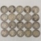 20 1902-1912 Silver Barber Half Dollars