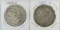 1880 S & 1890 S  Morgan Silver Dollars