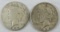 1934 D & 1934 S Peace Silver Dollars