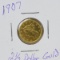 1907 $2 1/2 Gold Liberty Head Quarter Eagle