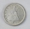 1875 S Twenty Cent Silver Seated Liberty