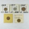 5 Civil War Era Coins 1863 Civil War Token