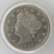 1883 No Cents Liberty V Nickel UNC