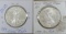 2010 & 2011 American Silver Eagles