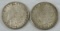 1896 & 1900 Morgan Silver Dollars