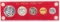 1957 US Silver Proof Set in red case
