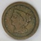 1851 Braided Hair Half Cent
