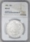 1891 Morgan Silver Dollar NGC MS62
