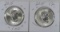 2 2015 Canadian 1 OZT Silver Coins