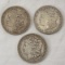 1890 O, 1901 S, 1902 Morgan Silver Dollars