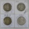 4 Half Dollars 1898, 1906, 1915 S Barber, 1934