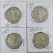 1941, 41S, 47 Walking Liberty & 1949 S Franklin