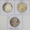 1989, 1990, & 1991 American Silver Eagles