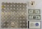 65 Eisenhower Dollars & 1 Uncirculated 1971 Ike
