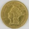 1856 $3 Gold Princess Head
