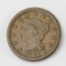 1847 Braided Hair Large Cent
