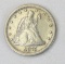 1875 S Twenty Cent Silver Seated Liberty