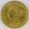 1853 $2 1/2 Gold Liberty Head Quarter Eagle