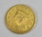 1861 $2 1/2 Gold Liberty Head Quarter Eagle