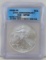2006 W American Silver Eagle ICQ SP69 Satin Finish