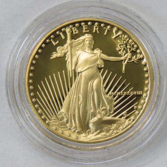 1988 1/2 oz 25$ gold Coin