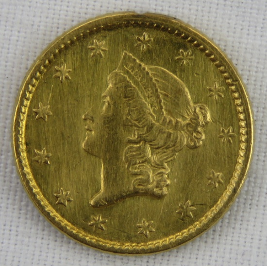 1853 $1 Gold Liberty Head