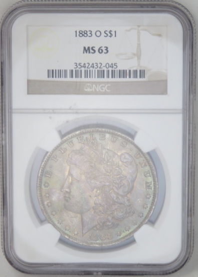 1883 O Morgan Silver Dollar MS63