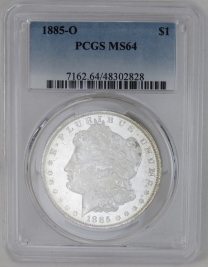 1885 O Morgan Silver Dollar PCGS MS64