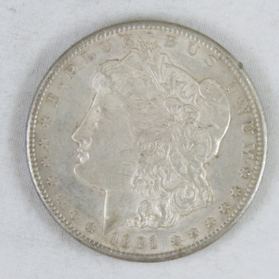 1891 CC Morgan Silver Dollar