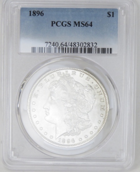 1896 Morgan Silver Dollar PCGS MS64