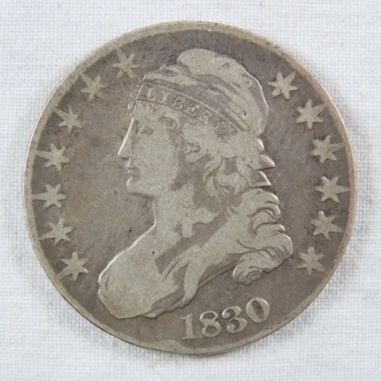 1830 Capped Bust Half Dollar
