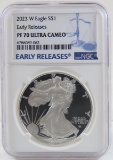 2023 W American Silver Eagle NGC PF70 Ultra Cameo