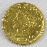 1889 $2 1/2 Gold Liberty Head Quarter Eagle