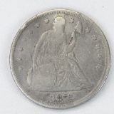 1872 Seated Liberty Silver Dollar